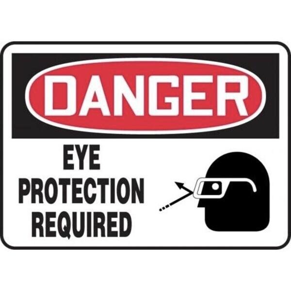 Accuform OSHA DANGER SAFETY SIGN EYE MPPE005XT MPPE005XT - main